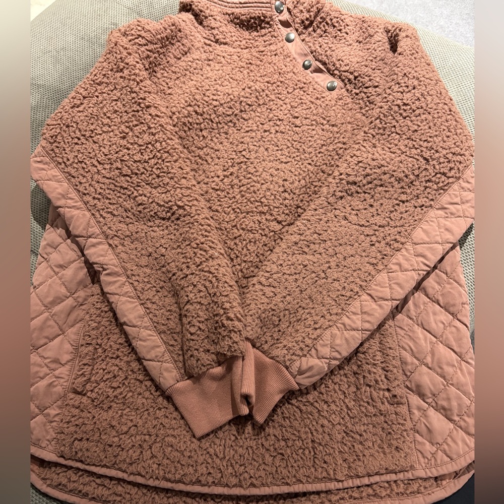 Abercrombie & Finch Cozy Sherpa Pullover
